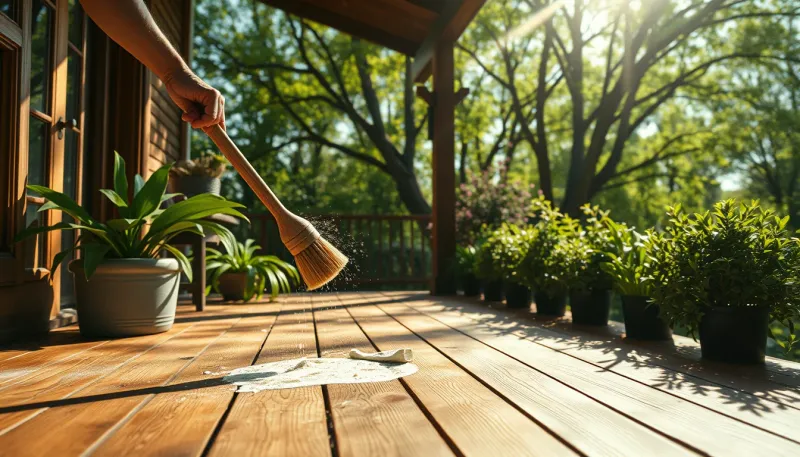 Comment nettoyer et dégriser une terrasse en bois au printemps