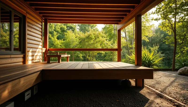 Terrasse en bois sur plots : optez pour une solution sans dalle béton